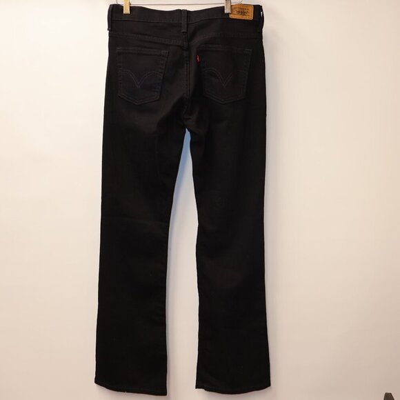 Levis 515 Womens Bootcut Black Denim Jeans Size 8M Made In Colombia - Picture 4 of 15
